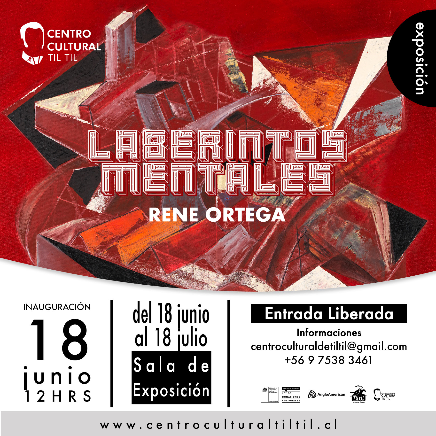 Laberintos Mentales, la exposición del artista local René Ortega en el CCTT