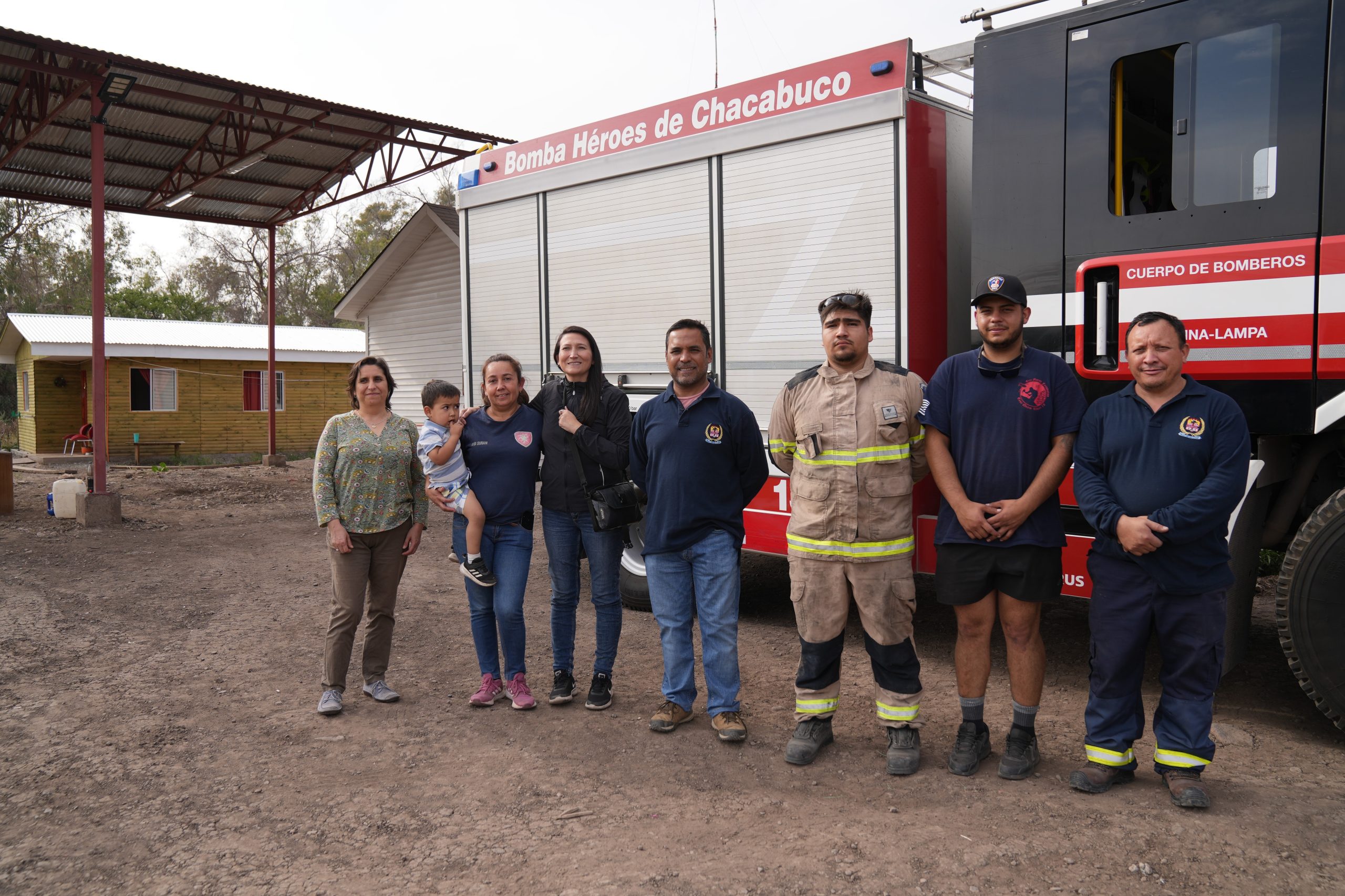 AngloAmerican materializó las obras de habilitación de Cuartel de Bomberos en Chacabuco